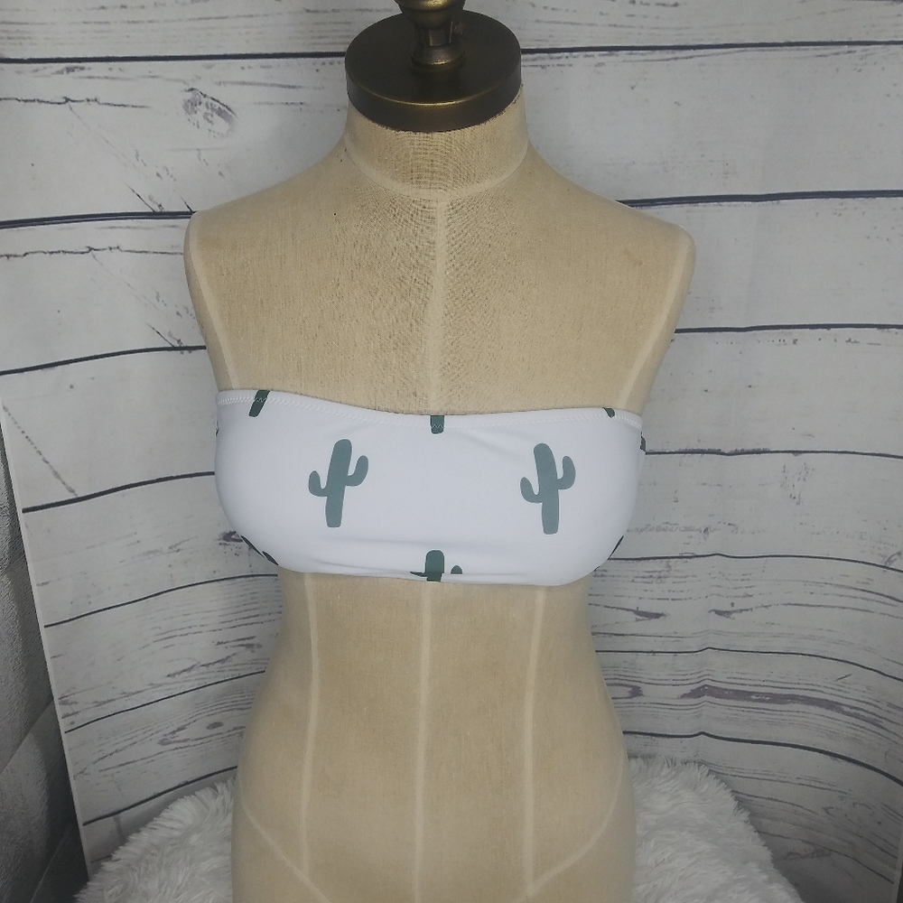 Cactus tube top for your swinsuit. Or buy something different in your outfit.